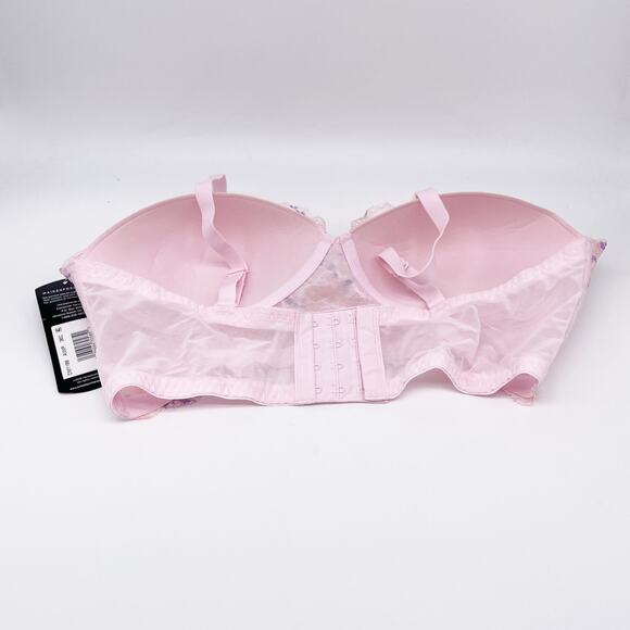 Maidenform Women's Pure Comfort Wire-Free Halter Bralette Daisy Flourish 36C - Picture 3 of 5